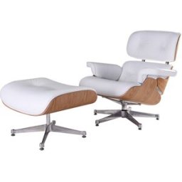 Makibes TY308 Lounge Chair With Pedal Seat White
