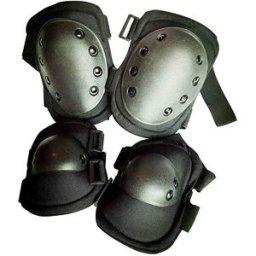 Knee And Elbow Pads Outdoor Hiking Mountain Safety Gear Black