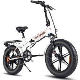 ENGWE EP-2 Pro Folding Fat Tire Electric Moped Bicycle white