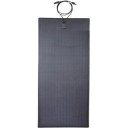 LS-100FX2-B 100W 12V Black flexible solar panel with Rubber Strip