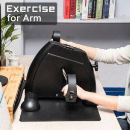 W002K Portable Mini Exercise Bike Hand And foot Trainer Black