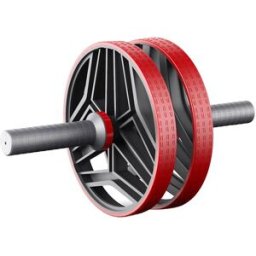 FED Indoor Abdominal Wheel Beginner Fitness Equipment Red