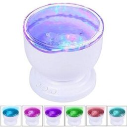 Aurora Master Night Light Music Player Speaker White US Plug
