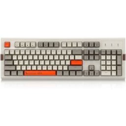 Ajazz AK510 Retro Wired Mechanical Keyboard Brown Switch Gray Orange