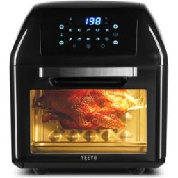 Yeeyo Electric Air Fryer Rotisserie Oven 10-in-1 Fryer 12 Litre 1500W