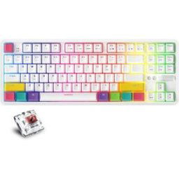 AJAZZ K870T Bluetooth Wired Dual Mode Keyboard Brown Switch