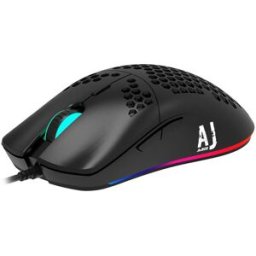 Ajazz AJ390 Ultralight Hollow-out Wired Mouse Black