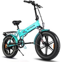 ENGWE EP-2 Folding Fat Tire Electric Moped Bicycle Green