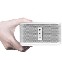 Geekbes Bluetooth Speaker 10M Control Distance Silver