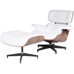 Makibes TY314 Lounge Chair With Pedal Seat White