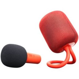 iK8 Karaoke Speaker Microphone Set Red