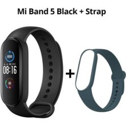 Xiaomi Mi Band 5 Smart Bracelet Black Deep Blue Strap