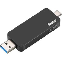 Coolfish GO NGFF 128GB Portable External Solid State Drive Dark Gray