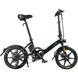 FIIDO D3S Folding Moped Electric Bike Gear Shifting Version Black