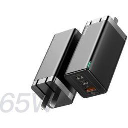 Baseus 65W GaN Fast Charger PD3.0 QC4.0 US Plug Black