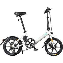 FIIDO D3S Folding Moped Electric Bike Gear Shifting Version White