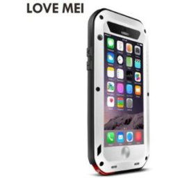 LOVE MEI Protective Metal and Silicon Cover Case For iPhone 6 Plus