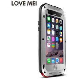LOVE MEI Cover Case For iPhone 6 Plus Silver