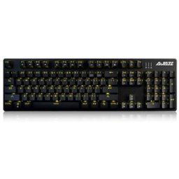 Ajazz AK52 Keyboard Red Switch Black
