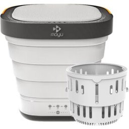 Moyu Portable Mini Folding Automatic Washing Machine Gray