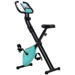 Merax Magnetic Foldable Exercise Bike - Blue