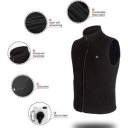 Lifebee Electric Heated Vest Size M Black