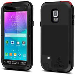 Lovemei Shockproof Gorilla Glass Metal Case for Galaxy Note4 N9100