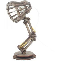 Wooden Creative Foldable Desk Lamp Stand Without Light Bulb Walnut