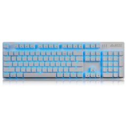 Ajazz AK52 Keyboard Blue Switch White