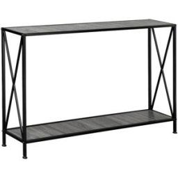 Artisasset 2-Tier Console Table Black