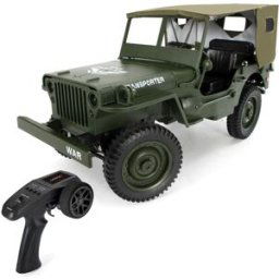 JJRC Q65 Transporter-6 2.4G 1:10 RC Car with Car Cloak RTR Army Green