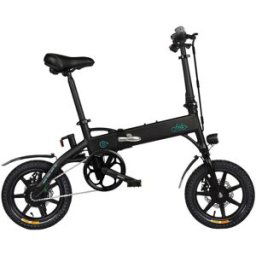 FIIDO D1 Folding Electric Moped Bike 11Ah 250W Motor Black