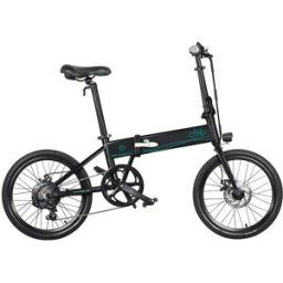 FIIDO D4S 20 Inch Folding Moped Electric Bike Gear Shifting Black