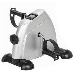W002K Portable Mini Exercise Bike Hand And foot Trainer Silver