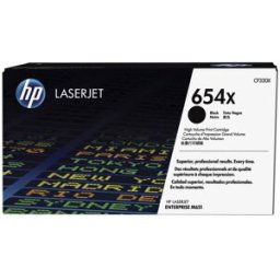 HP 654X toner noir grande capacité LaserJet authentique avec toner ColorSphere