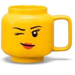 Lego Grande tasse en céramique Fille au clin d'ail