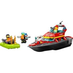 Lego Le bateau de sauvetage des pompiers