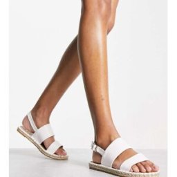 Raid Wide Fit - Margot - Sandales style espadrilles - Blanc Blanc 37 female