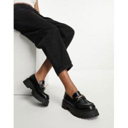 ASOS DESIGN - Masterpiece - Mocassins Ã semelle chunky - Noir Noir 41 female