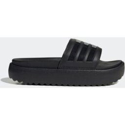 adidas Originals - adilette - Claquettes Ã semelle plateforme - Noir Noir 43 1/3 female