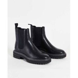 Only - Bottines chelsea Ã coutures contrastantes - Noir Noir 37 female