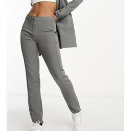Unique21 Tall - Pantalon d'ensemble ajustÃ© Ã taille haute - Gris Gris 34 female