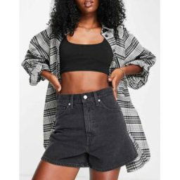 Levi's - Short mom Ã taille haute - Noir Noir W24 female