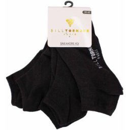 Lot de 3 paires de socquettes en coton Homme BILL TORNADE