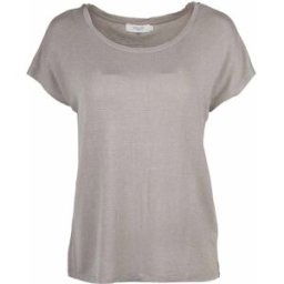 Tee shirt liseré doré fluide à manches courtes Femme DEELUXE 74