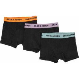 Lot de 3 boxers bande élastique logo coton stretch Enfant JACK & JONES