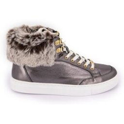 Bottes fourrées roadster argent foncé Femme LES TROPEZIENNES PAR M.BELARBI