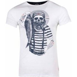 Tee shirt manches courtes imprime coton doux marin assor 24 Homme BLAGGIO