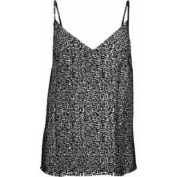 Top imprimé bicolore à fines bretelles col V Femme VERO MODA