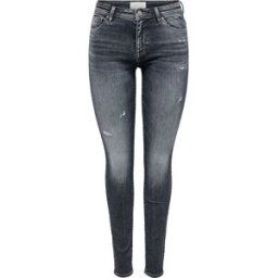 Jean délavé slim gris Femme ONLY
